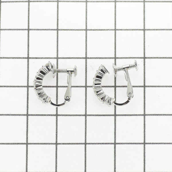 Pt900 ダイヤモンド イヤリング 0.86ct フープ