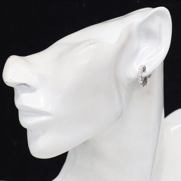 Pt900 ダイヤモンド イヤリング 0.86ct フープ