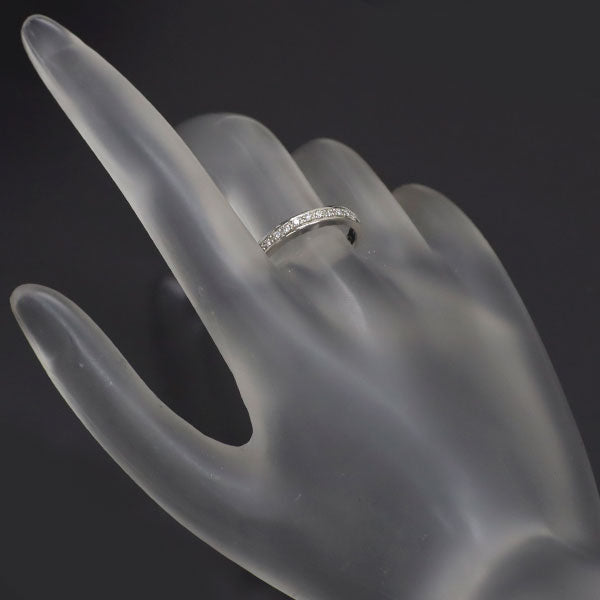ポンテヴェキオ K18WG ダイヤモンド リング 0.11ct ハーフエタニティ