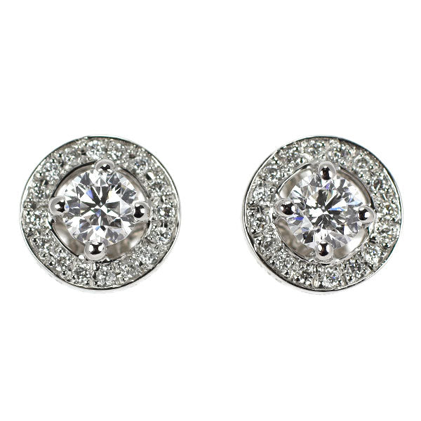 フォーエバーマーク Pt900 ダイヤモンド  ピアス 0.38ct D0.14ct  センターオブマイユニバース