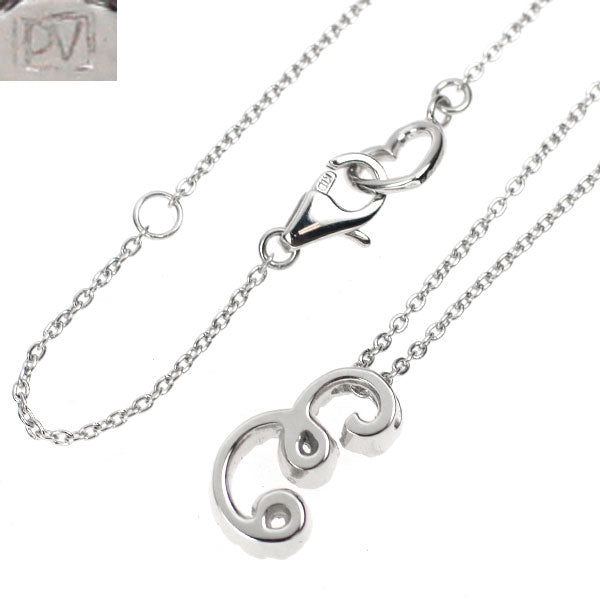 ポンテヴェキオ K18WG ダイヤモンド ペンダントネックレス 0.12ct ナンバー３