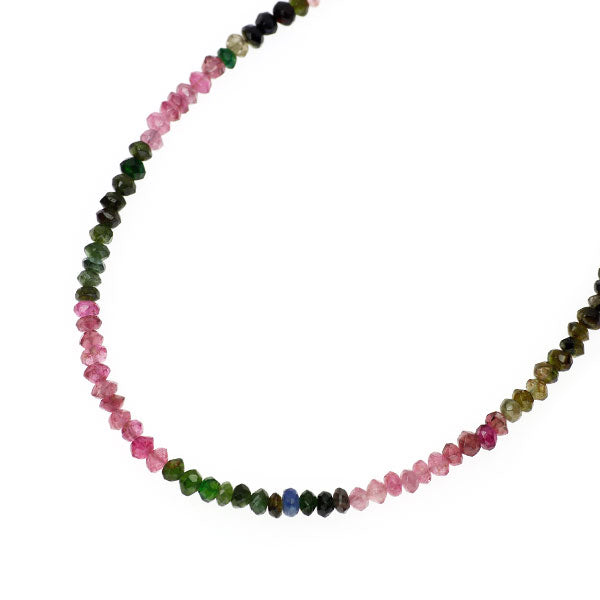 K18YG マルチカラートルマリン ネックレス 35.00ct