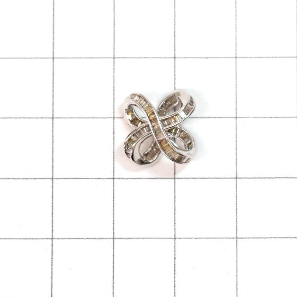 K18WG ダイヤモンド ペンダントトップ 0.36ct