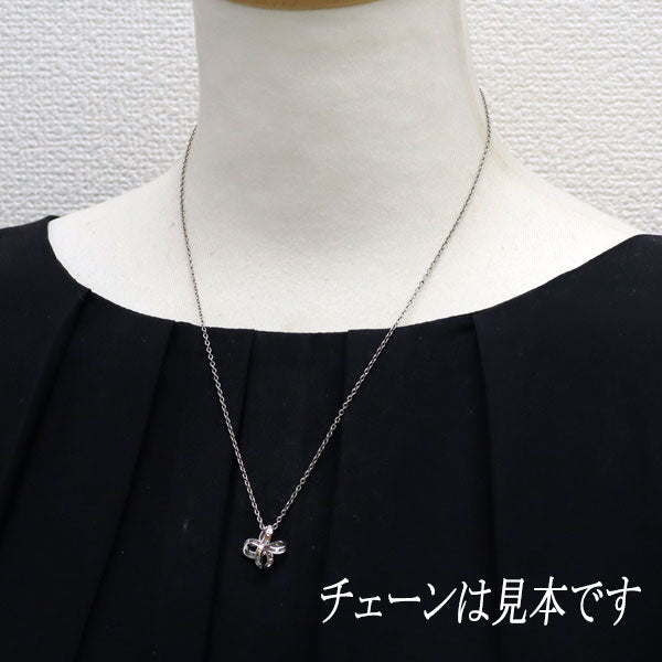K18WG ダイヤモンド ペンダントトップ 0.36ct