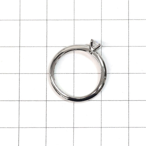 ティファニー Pt950 プリンセスカット ダイヤモンド リング 0.20ct E VS1 3EX