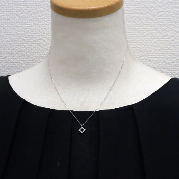 ヴィヴィアンクチュール/アーカー K18WG ダイヤモンド ペンダントネックレス 0.08ct