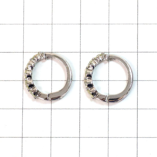 Pt900 ダイヤモンド イヤリング 1.00ct フープ
