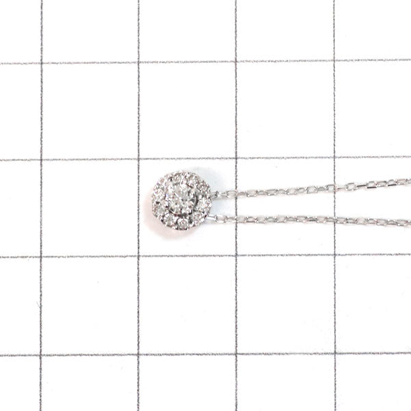 K18WG ダイヤモンド ペンダントネックレス 0.20ct