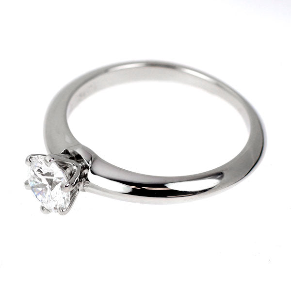 ティファニー Pt950 ダイヤモンド リング 0.54ct D VVS1 EX ソリティア