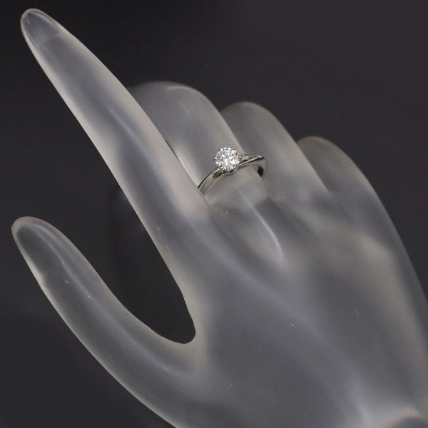 ティファニー Pt950 ダイヤモンド リング 0.54ct D VVS1 EX ソリティア