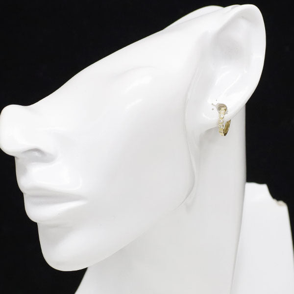 K18YG ダイヤモンド ピアス 0.16ct フープ