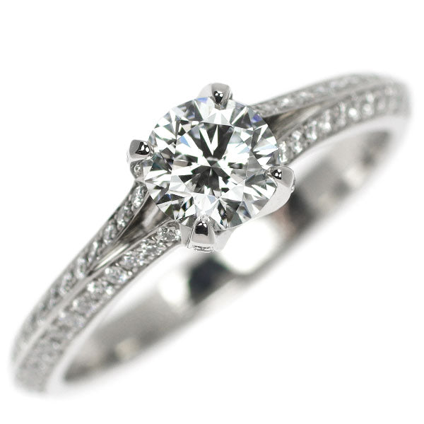 グラフ Pt950 ダイヤモンド リング 0.53ct G VS2 3EX レガシー 《セルビー銀座店》【中古】