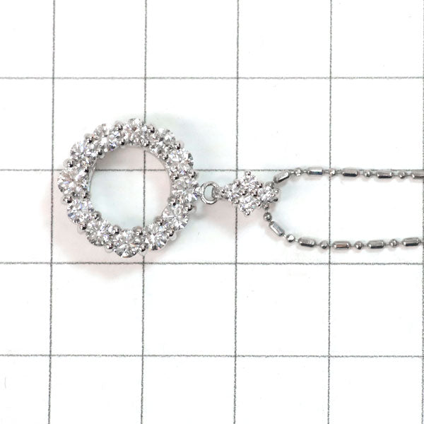 Pt900/ Pt850 ダイヤモンド ペンダントネックレス 1.214ct