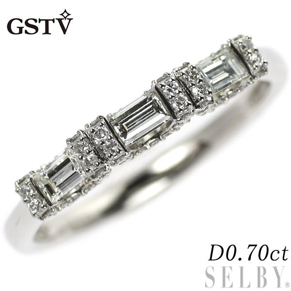 GSTV Pt950 ダイヤモンド リング 0.70ct