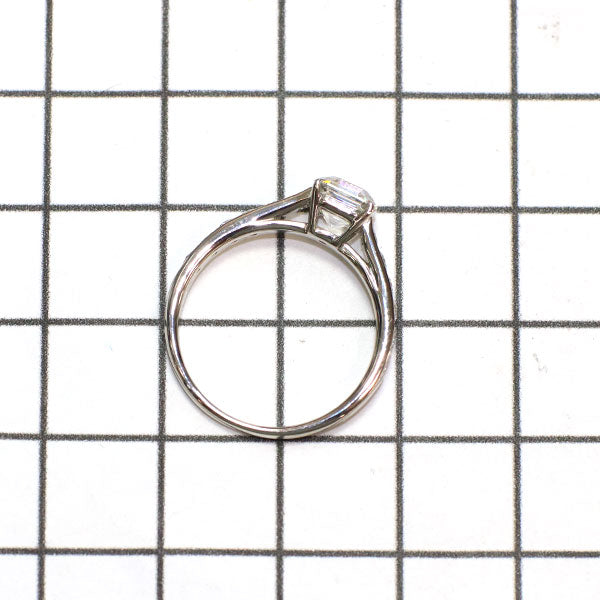 ロイヤルアッシャー Pt950 正規ロイヤルアッシャーカットダイヤモンド リング 1.085ct F VS2 D0.25ct