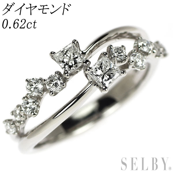 Pt900 ダイヤモンド リング 0.62ct