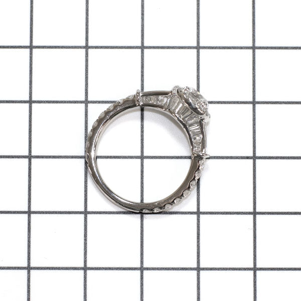 GIA鑑定書付 Pt900 最高級ダイヤモンド リング 0.72ct D FL 3EX D1.10ct