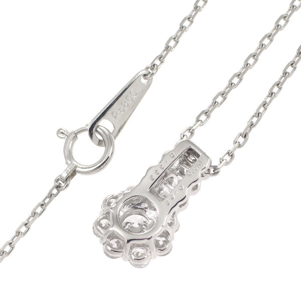 Pt900/Pt850 ダイヤモンド ペンダントネックレス 0.333ct D0.65ct