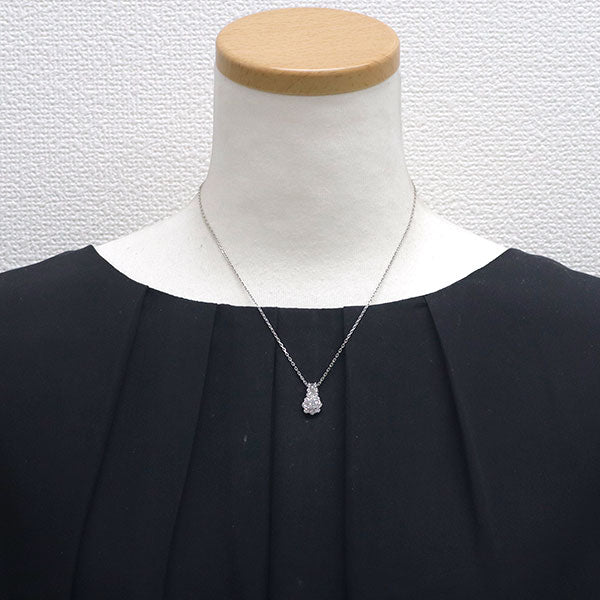 Pt900/Pt850 ダイヤモンド ペンダントネックレス 0.333ct D0.65ct