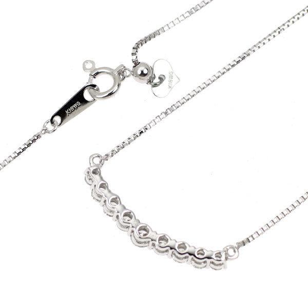 K18WG ダイヤモンド ペンダントネックレス 0.50ct