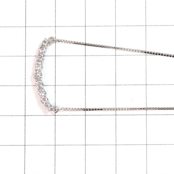 K18WG ダイヤモンド ペンダントネックレス 0.50ct