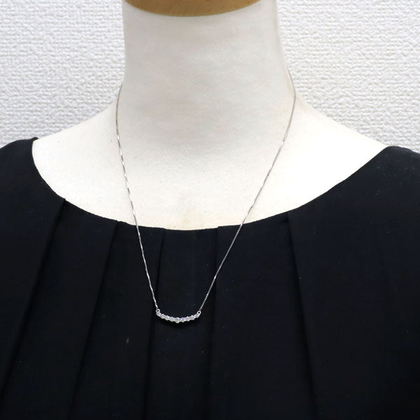 K18WG ダイヤモンド ペンダントネックレス 0.50ct