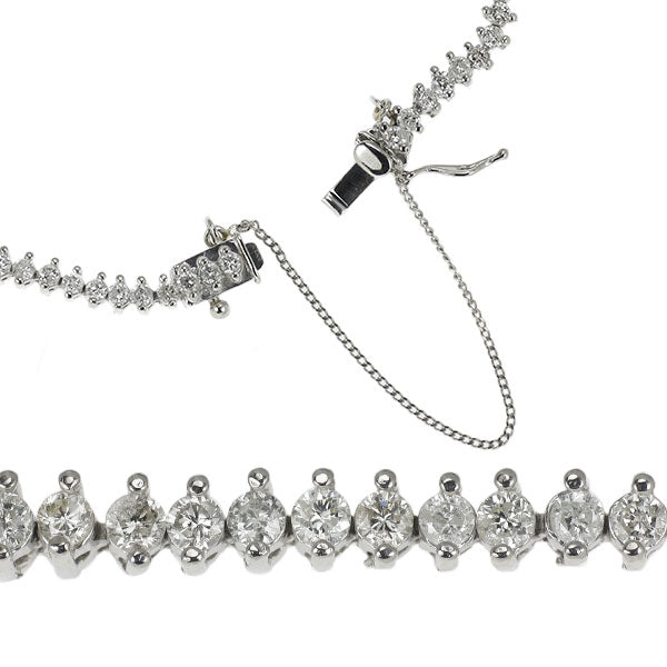 Pt900/Pt850 ダイヤモンド ブレスレット 2.00ct テニス