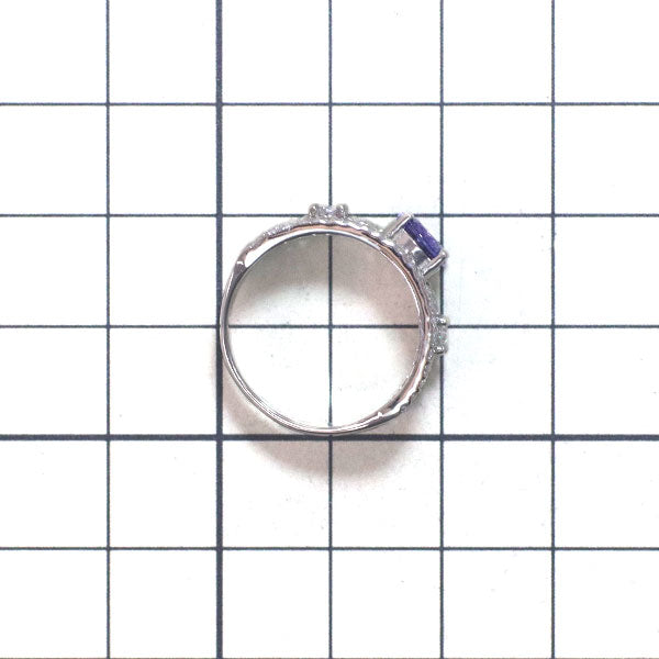 Pt900 タンザナイト ダイヤモンド リング 1.39ct D0.54ct