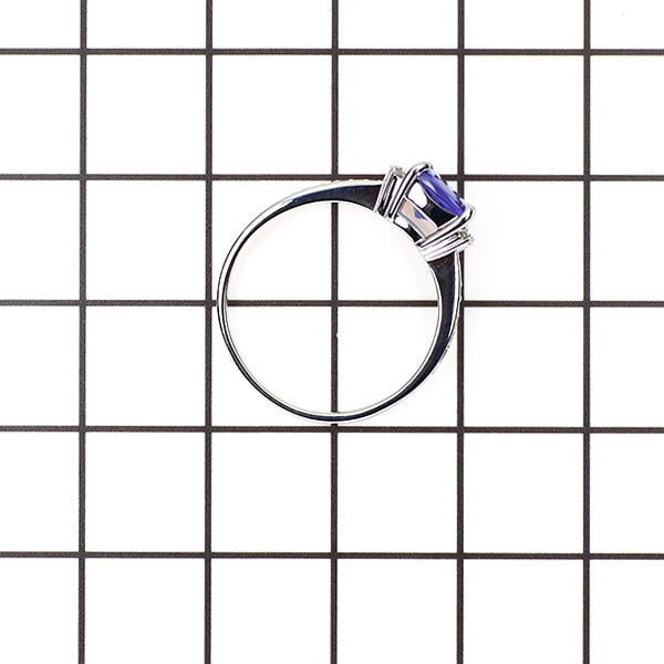 Pt900 タンザナイト ダイヤモンド リング 1.04ct D0.10ct