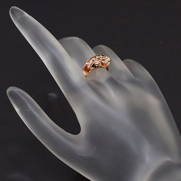 K18PG ダイヤモンド リング 0.184ct