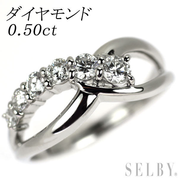 Pt900 ダイヤモンド リング 0.50ct