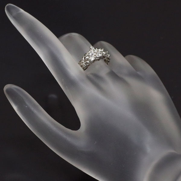 Pt999 ダイヤモンド リング 0.20ct フラワー