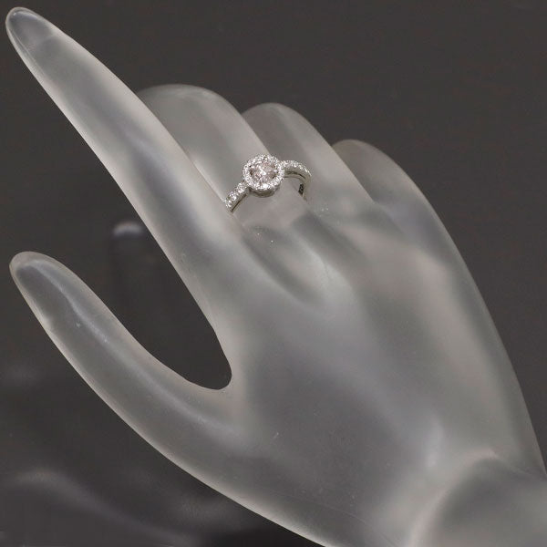 新品 Pt950 天然ピンクダイヤモンド リング 0.321ct FLP I1 D0.33ct 【エスコレ】