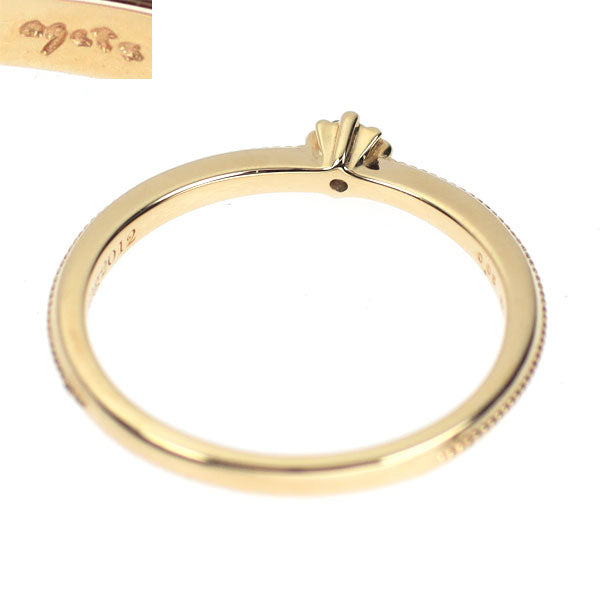 アガット K10YG ダイヤモンド リング 0.05ct the sun ring 2012