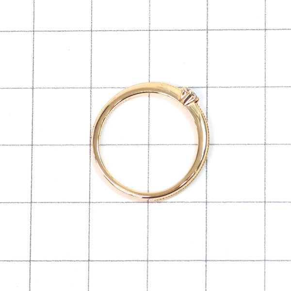 アガット K10YG ダイヤモンド リング 0.05ct the sun ring 2012