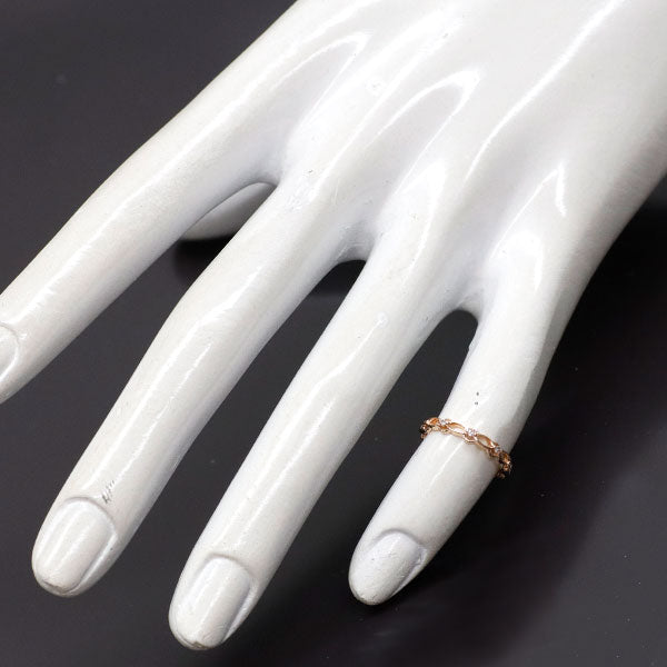 アガット/agete K10PG ダイヤモンド リング ピンキー