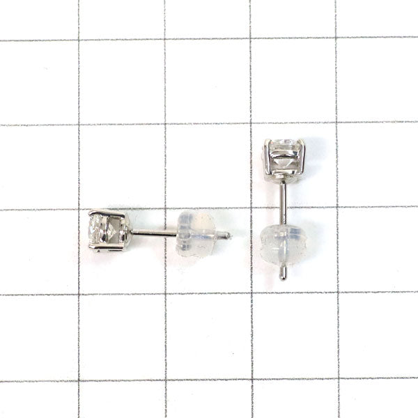 新品 Pt900 片側LDHダイヤモンド ピアス 1.006ct F/G SI2 G 片方LDH 4本爪スタッド【エスコレ】