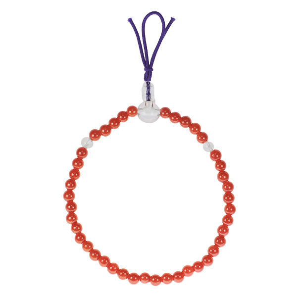 New Mediterranean Sarge/Huwatari Coral Quartz Bracelet Diameter approx. 4.4mm 