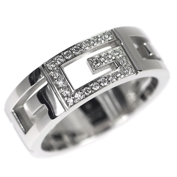 Gucci K18WG diamond ring multiple 