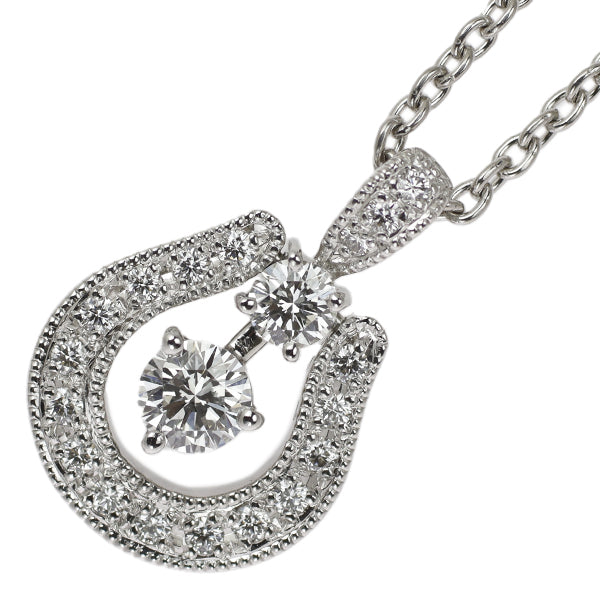 Monikkendam K18WG Diamond Pendant Necklace 0.45ct 