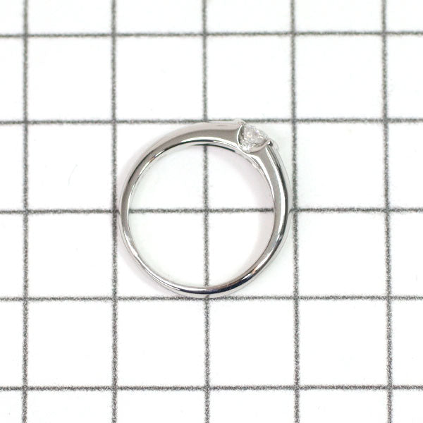 Heiwado Boeki Pt950 Diamond Ring 0.226ct F VS2 EX D0.01ct 