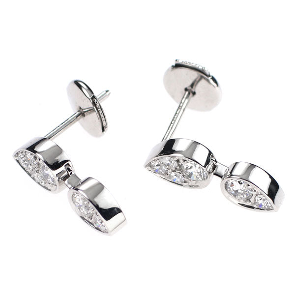 Chaumet K18WG diamond earrings Josephine《Selby Ginza Store》 [S Polished like new] [Used] 