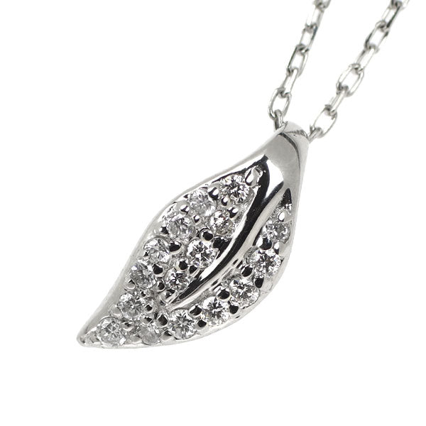 Vendome Aoyama Pt950/ Pt850 Diamond Pendant Necklace 0.13ct 