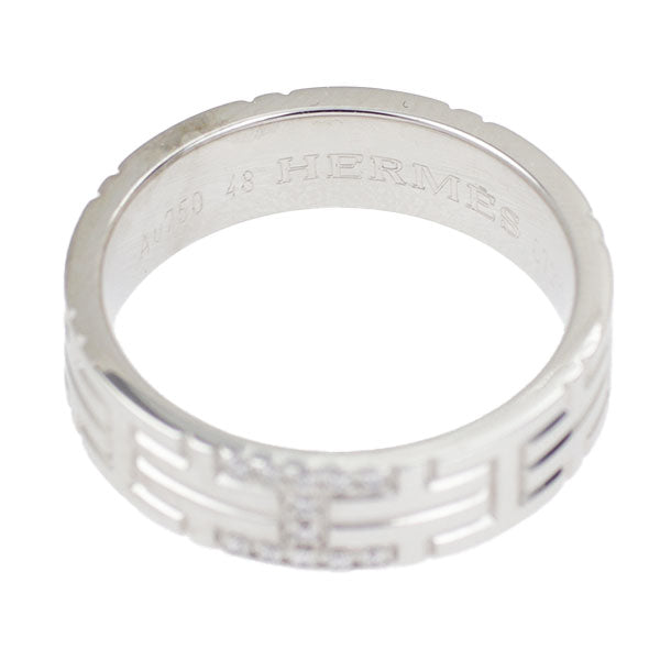 Hermes K18WG Diamond Ring Kilim No. 48