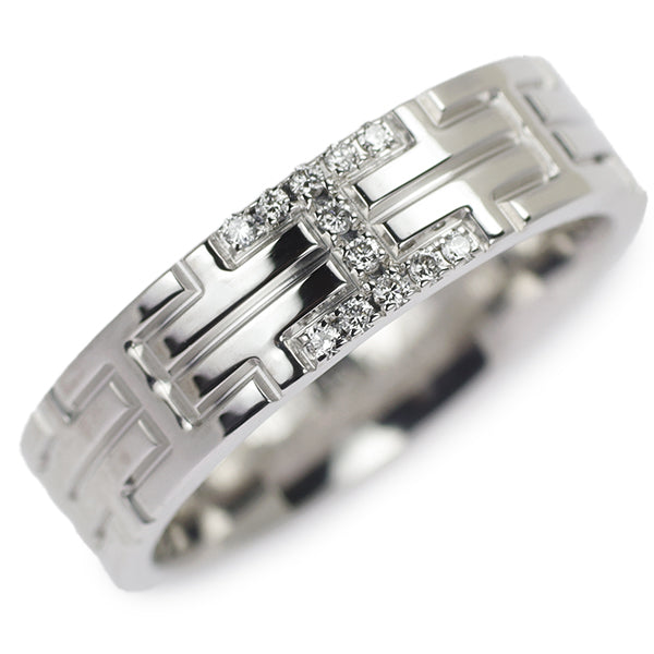 Hermes K18WG Diamond Ring Kilim No. 48