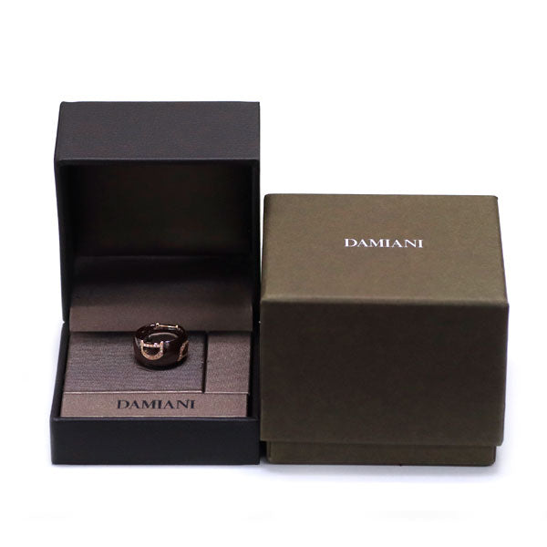 Damiani Ceramic/K18PG Diamond Ring D Icon 