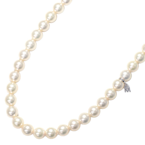 Mikimoto K18WG Pearl/Pearl Necklace 8.5mm-9.0mm 39.5cm《Selby Ginza Store》[S+Polished at an official store like new] [Used] 