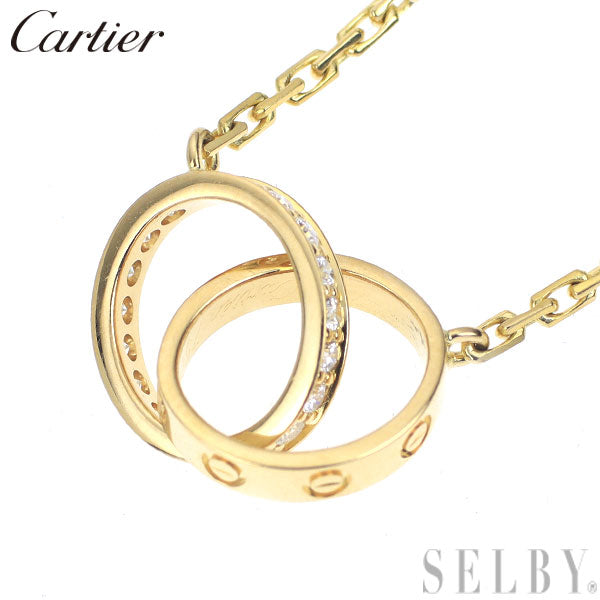 Cartier カルティエ K18YG ダイヤモンド ペンダントネックレス ラブサポート 新入荷 出品1週目 SELBY