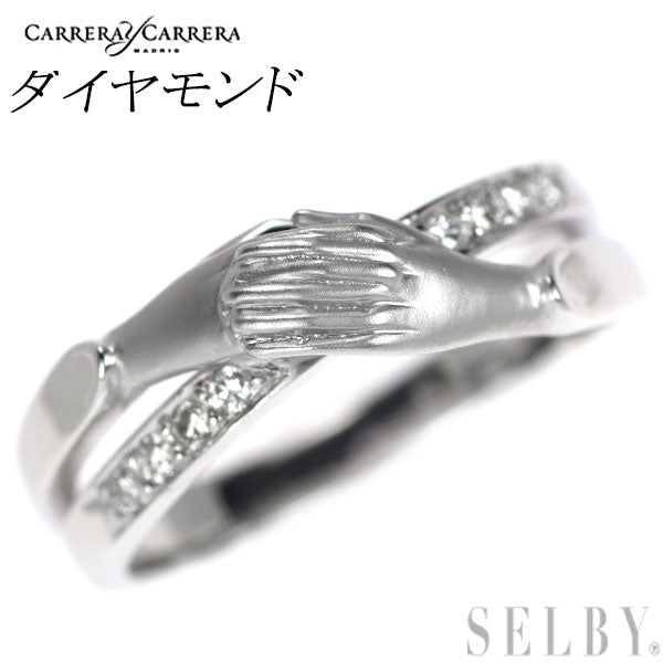 Carrera y Carrera K18WG Diamond Ring Hand 