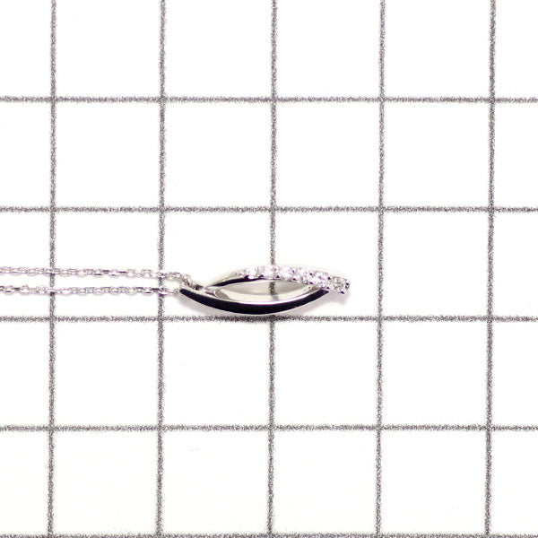 4℃ Pt850 Diamond Pendant Necklace 